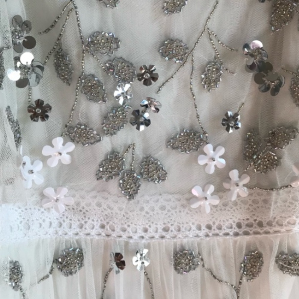 🆕NWT RARE BHLDN Faye Beaded Dress - Picture 16 of 16